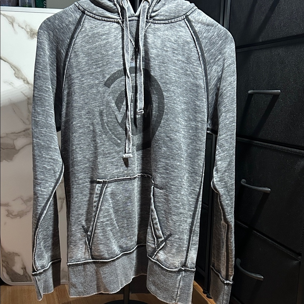 J. America Gray Hoodie Sweatshirt